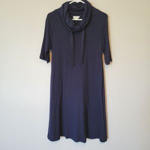 Lou & Grey Signaturesoft Mock Neck Swing Dress | S